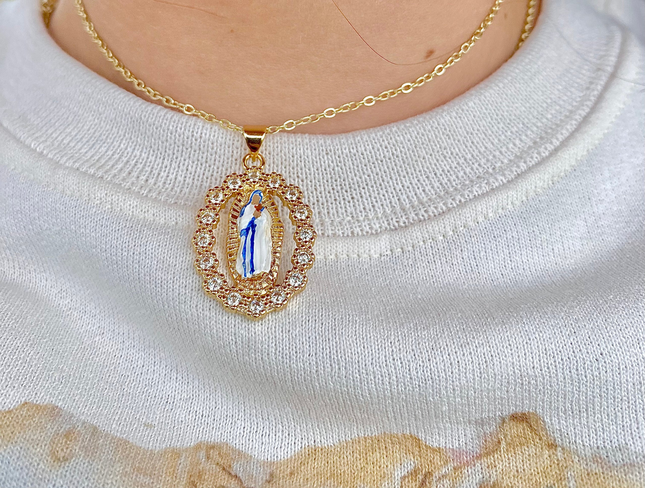 Mother teresa necklace sale